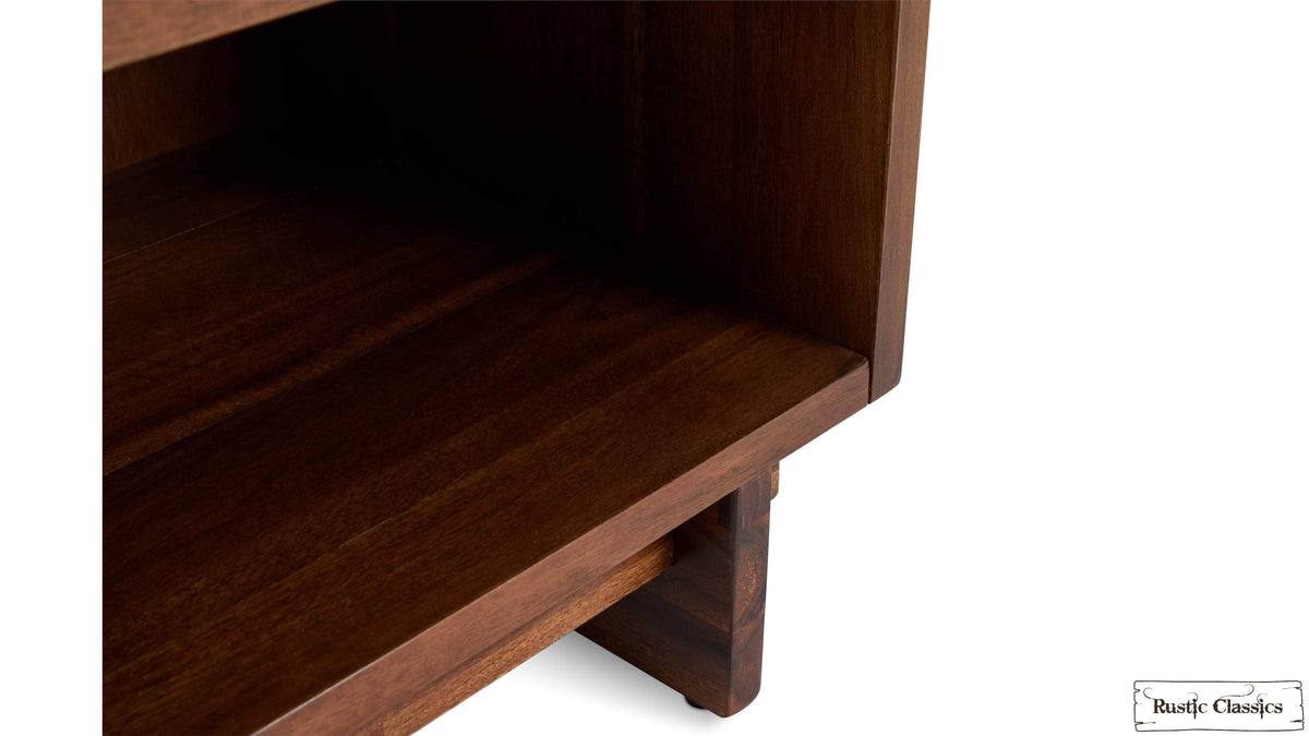 Rustic Classics Jasper Reclaimed Wood 1 Drawer Nightstand in Brown, image 8