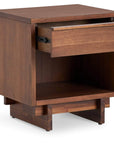 Rustic Classics Jasper Reclaimed Wood 1 Drawer Nightstand in Brown, image 4