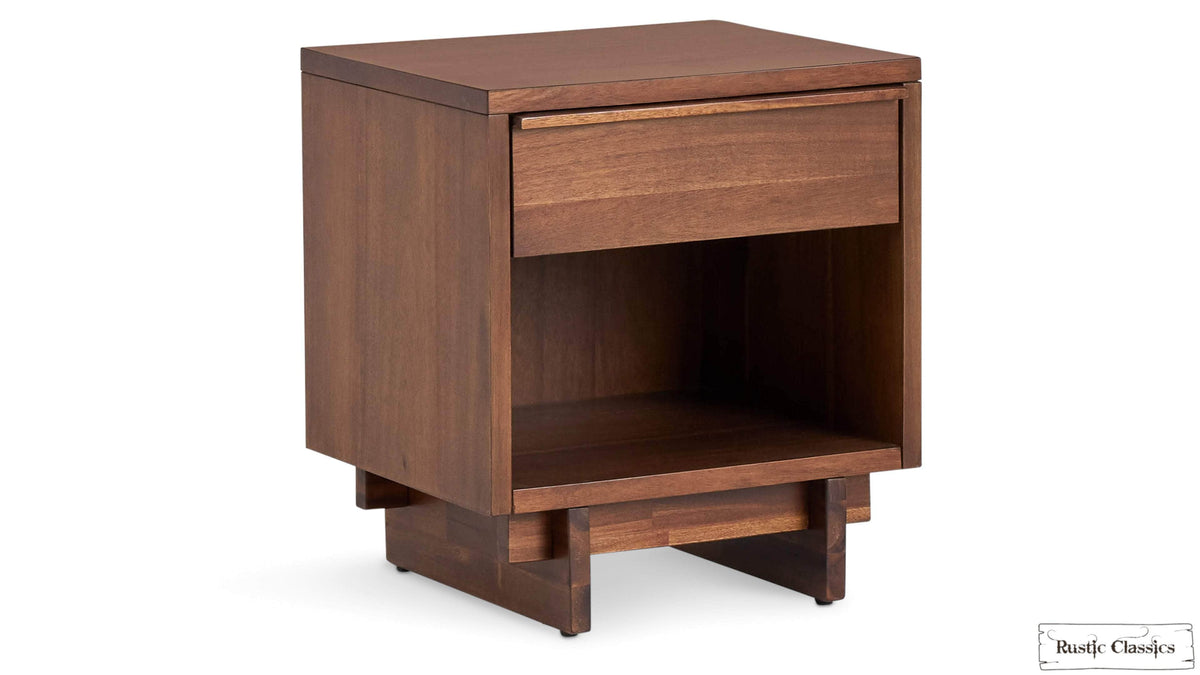 Rustic Classics Jasper Reclaimed Wood 1 Drawer Nightstand in Brown, image 3
