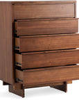Rustic Classics Jasper Reclaimed Wood 5 Drawer Chest in Brown, image 4