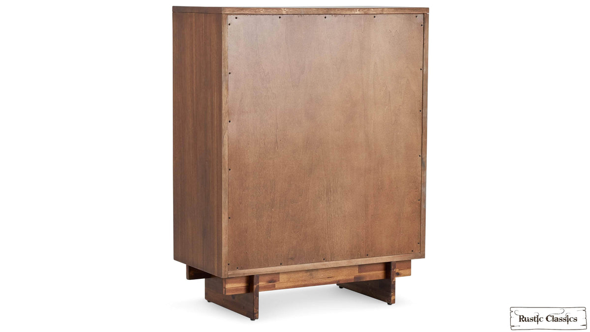 Rustic Classics Jasper Reclaimed Wood 5 Drawer Chest in Brown, image 6