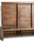 Rustic Classics Whistler Reclaimed Wood Platform Bed with 4 Storage Drawers in Brown, image 9