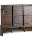 Rustic Classics Whistler Reclaimed Wood Platform Bed with 4 Storage Drawers in Brown, image 8