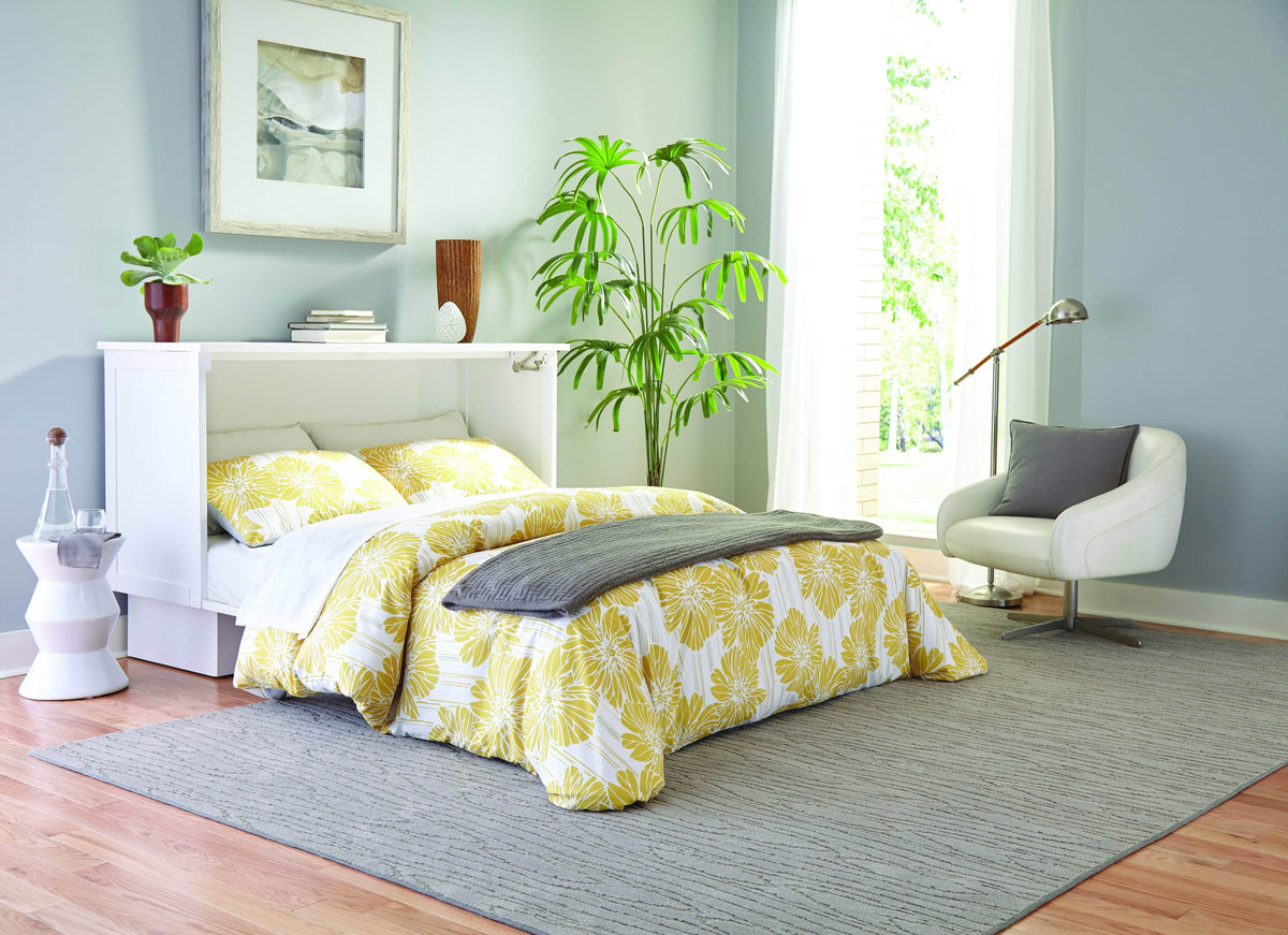 Sleep Chest Madrid Murphy Cabinet Bed in Brushed White, image 5