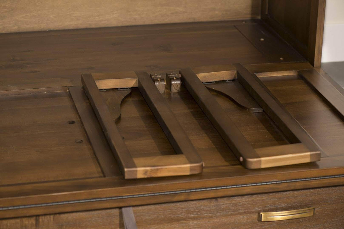 Sleep Chest Tuscany Murphy Cabinet Bed in Brushed Acacia, image 6
