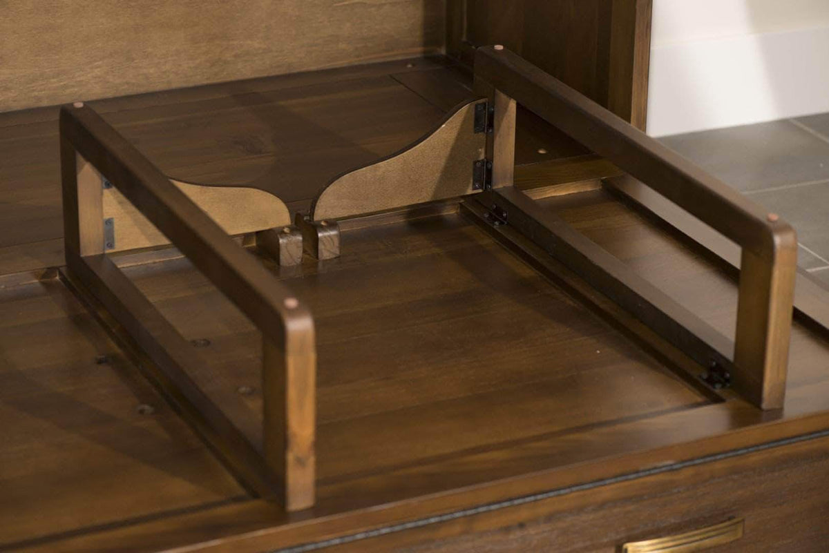 Sleep Chest Tuscany Murphy Cabinet Bed in Brushed Acacia, image 7