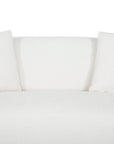 True Contemporary Archibald 120" Wide Curved Kidney Shaped Sectional Sofa in Wolly Ivory, image 5