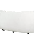 True Contemporary Archibald 120" Wide Curved Kidney Shaped Sectional Sofa in Wolly Ivory, image 4