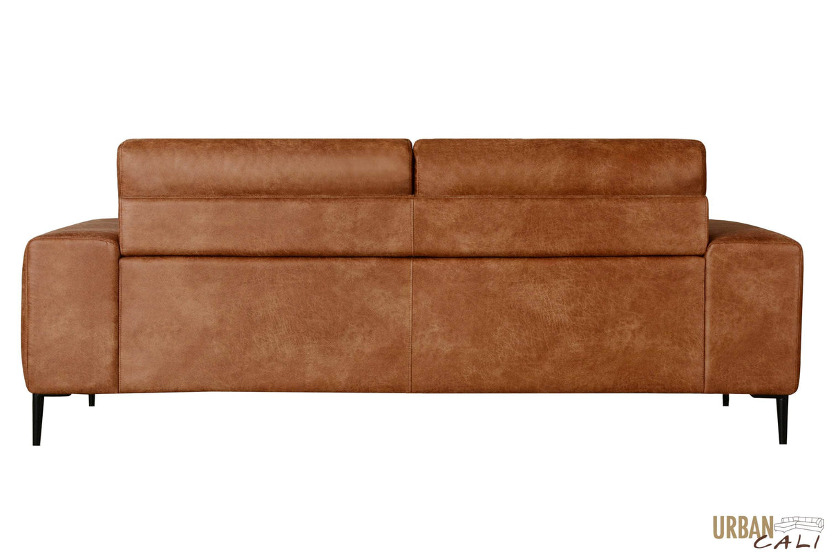 Primo International Fresno 2 Piece Sofa and Loveseat Set in Rustic Light Brown, image 5