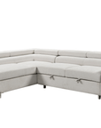 Urban Cali Hollywood 107.5" Wide Sleeper Sectional Sofa Bed with Adjustable Headrests and Storage Chaise, image 4