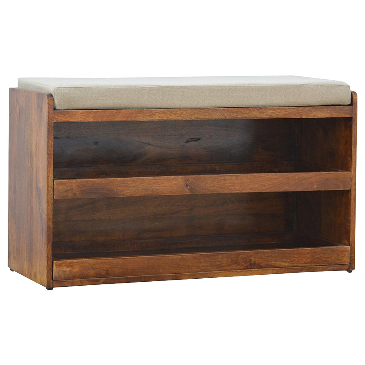 Mud Linen Shoe Bench