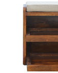 Mud Linen Shoe Bench