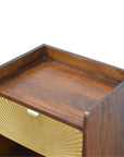 Manila Gold One Drawer Nightstand