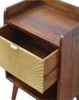 Manila Gold One Drawer Nightstand