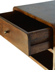 Chestnut Curve Floating Nightstand