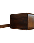 Chestnut Curve Floating Nightstand