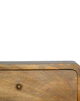 Floating Curve Open Slot Nightstand