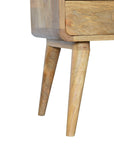 Curved Oak-ish Nightstand
