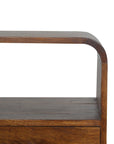 Chestnut Curved Edge Nightstand