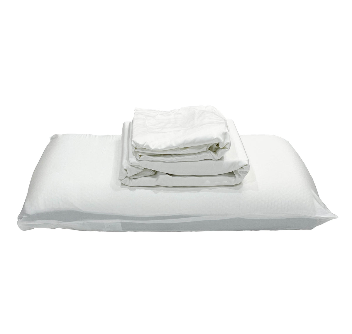 Rest Therapy Breeze Bamboo Bed Sheet and Pillowcase Bedding Package in White, image 5