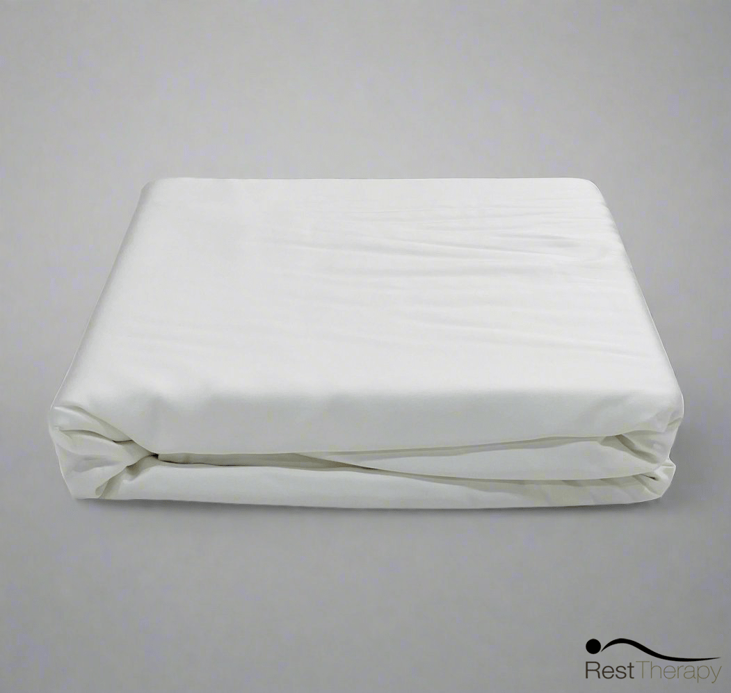 Rest Therapy Breeze Bamboo Duvet Cover in White, image 1