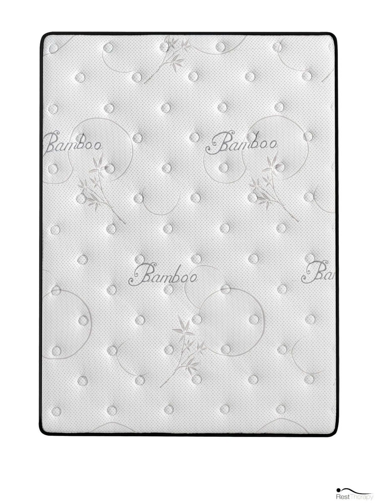 Rest Therapy 10 Inch Rejuvenate Bamboo Pocket Coil Mattress, image 9