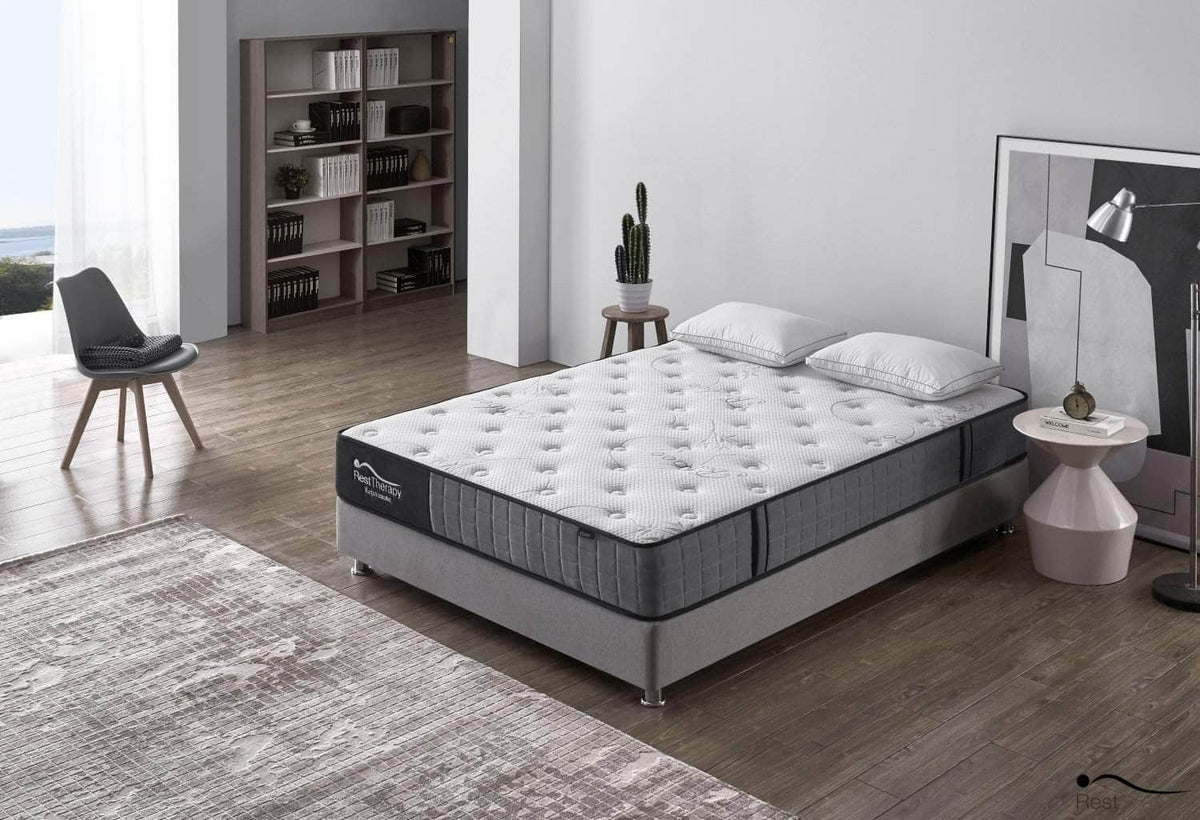 Rest Therapy 10 Inch Rejuvenate Bamboo Pocket Coil Mattress, image 1