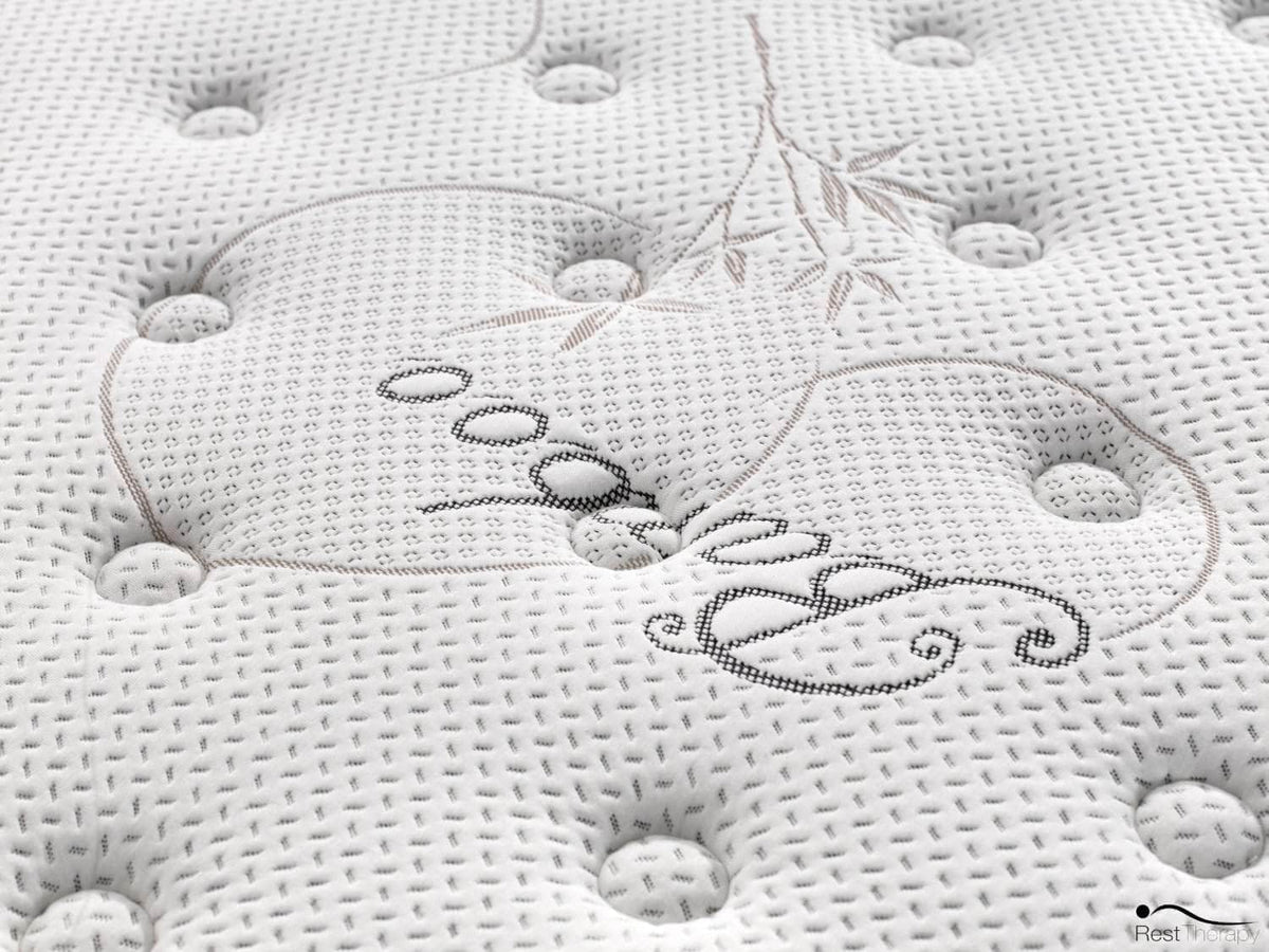 Rest Therapy 10 Inch Rejuvenate Bamboo Pocket Coil Mattress, image 8