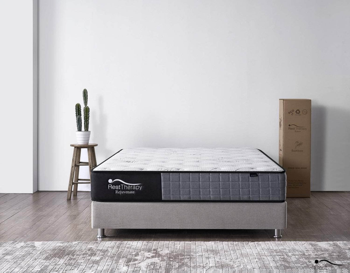 Rest Therapy 10 Inch Rejuvenate Bamboo Pocket Coil Mattress, image 2