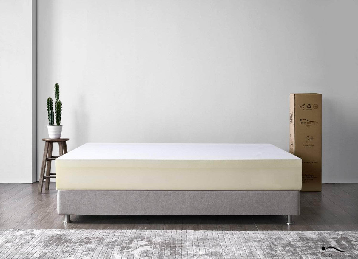 Rest Therapy 10 Inch Renew Bamboo Cool Gel Memory Foam Mattress, image 4