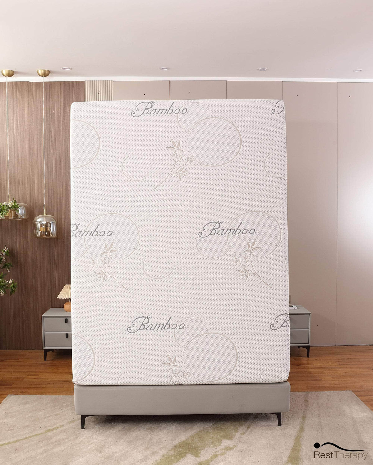 Rest Therapy 12 Inch Revive Bamboo Cool Gel Memory Foam Mattress, image 15