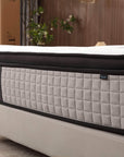 Rest Therapy 14 Inch Euphoria Cooling Pillow Top Plush Hybrid Pocket Coil Mattress with Cool Gel Memory Foam, image 11