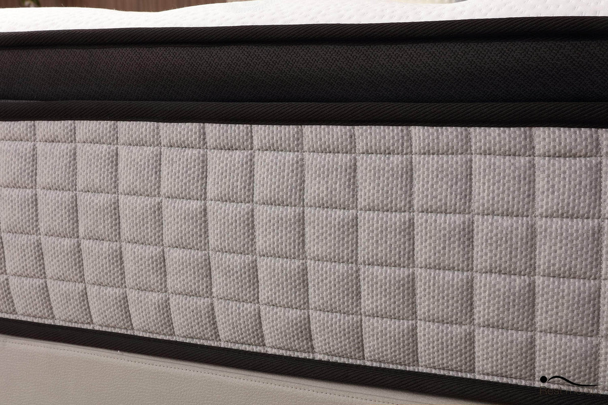 Rest Therapy 14 Inch Euphoria Cooling Pillow Top Plush Hybrid Pocket Coil Mattress with Cool Gel Memory Foam, image 14