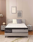 Rest Therapy 14 Inch Euphoria Cooling Pillow Top Plush Hybrid Pocket Coil Mattress with Cool Gel Memory Foam, image 3