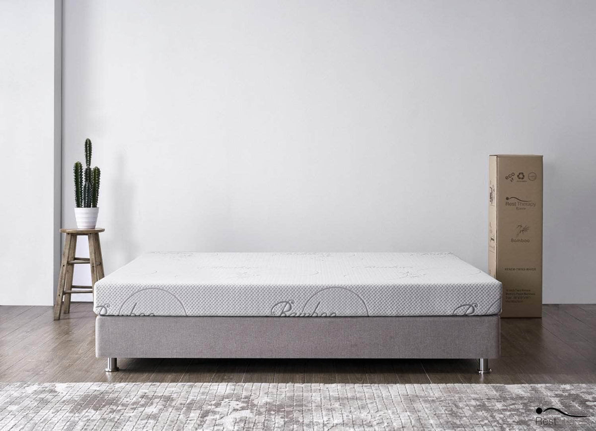 Rest Therapy 6 Inch Tranquility Bamboo Memory Foam Mattress, image 4