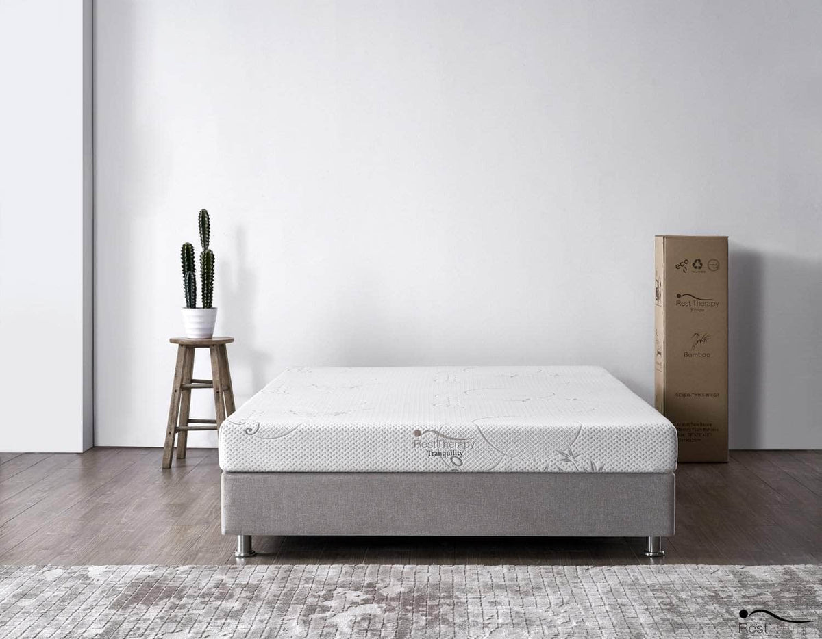 Rest Therapy 6 Inch Tranquility Bamboo Memory Foam Mattress, image 2