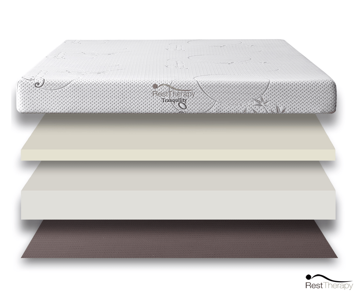 Rest Therapy 6 Inch Tranquility Bamboo Memory Foam Mattress, image 13