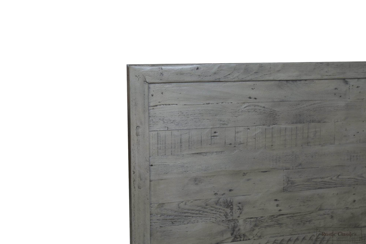 Rustic Classics Whistler Reclaimed Wood Platform Bed with 4 Storage Drawers in Grey, image 3