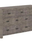 Rustic Classics Whistler 4 Piece Reclaimed Wood Storage Platform Bedroom Furniture Set in Grey, image 13