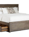 Rustic Classics Whistler 5 Piece Reclaimed Wood Storage Platform Bedroom Furniture Set in Grey, image 10