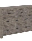 Rustic Classics Whistler 5 Piece Reclaimed Wood Storage Platform Bedroom Furniture Set in Grey, image 12