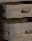 Rustic Classics Whistler 5 Piece Reclaimed Wood Storage Platform Bedroom Furniture Set in Grey, image 15