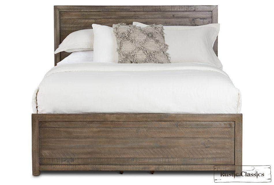 Rustic Classics Whistler 5 Piece Reclaimed Wood Storage Platform Bedroom Furniture Set in Grey, image 6