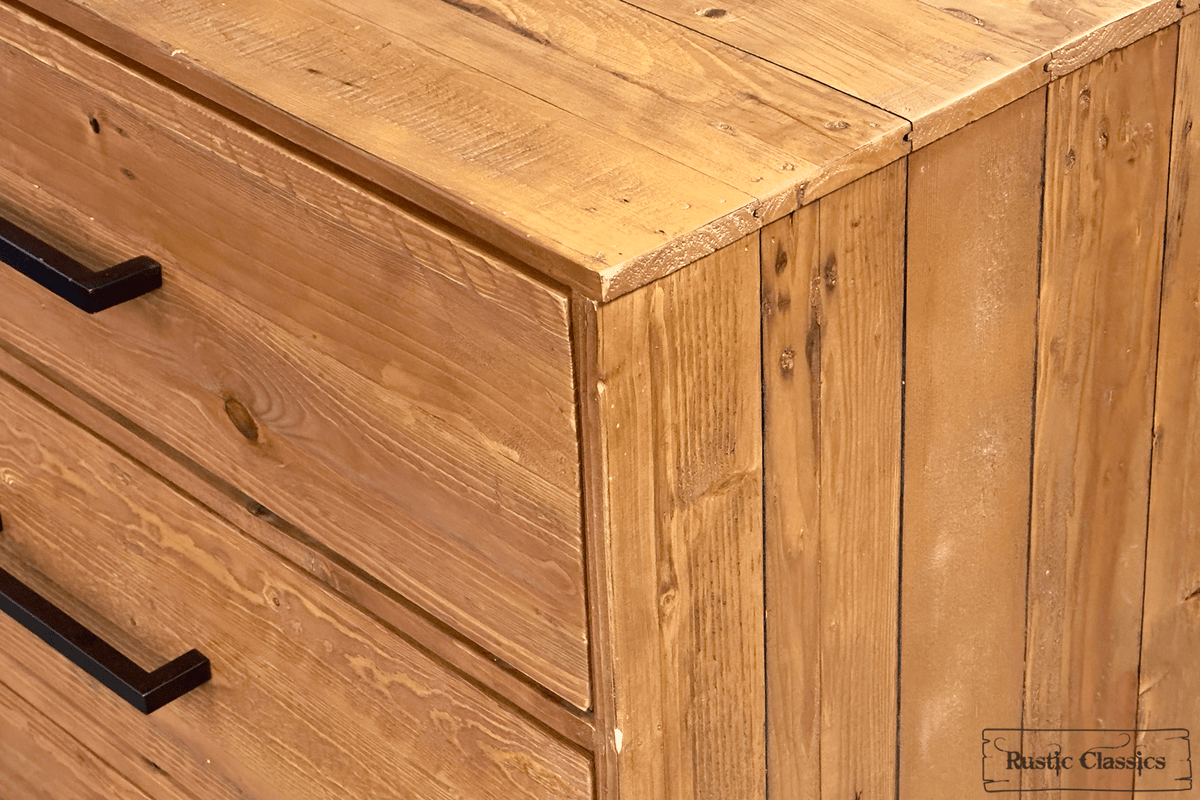 Rustic Classics Cypress Reclaimed Wood 5 Drawer Chest in Spice, image 9