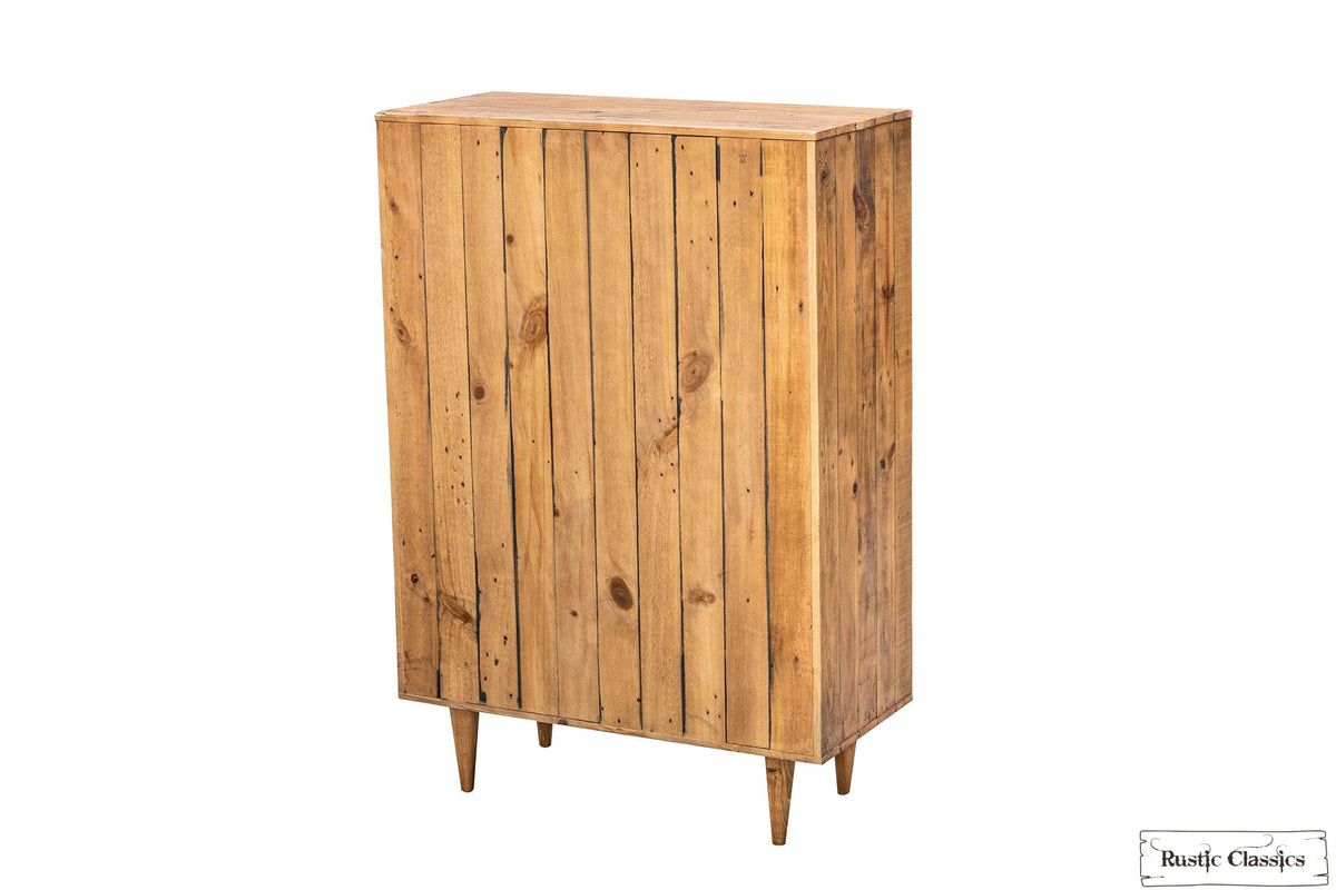 Rustic Classics Cypress Reclaimed Wood 5 Drawer Chest in Spice, image 5