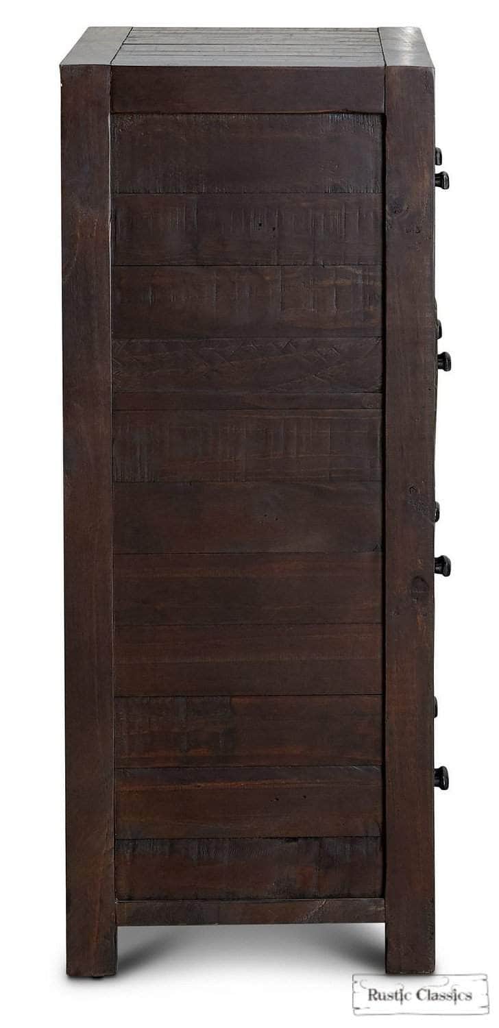 Rustic Classics Whistler Reclaimed Wood 6 Drawer Chest in Brown, image 2