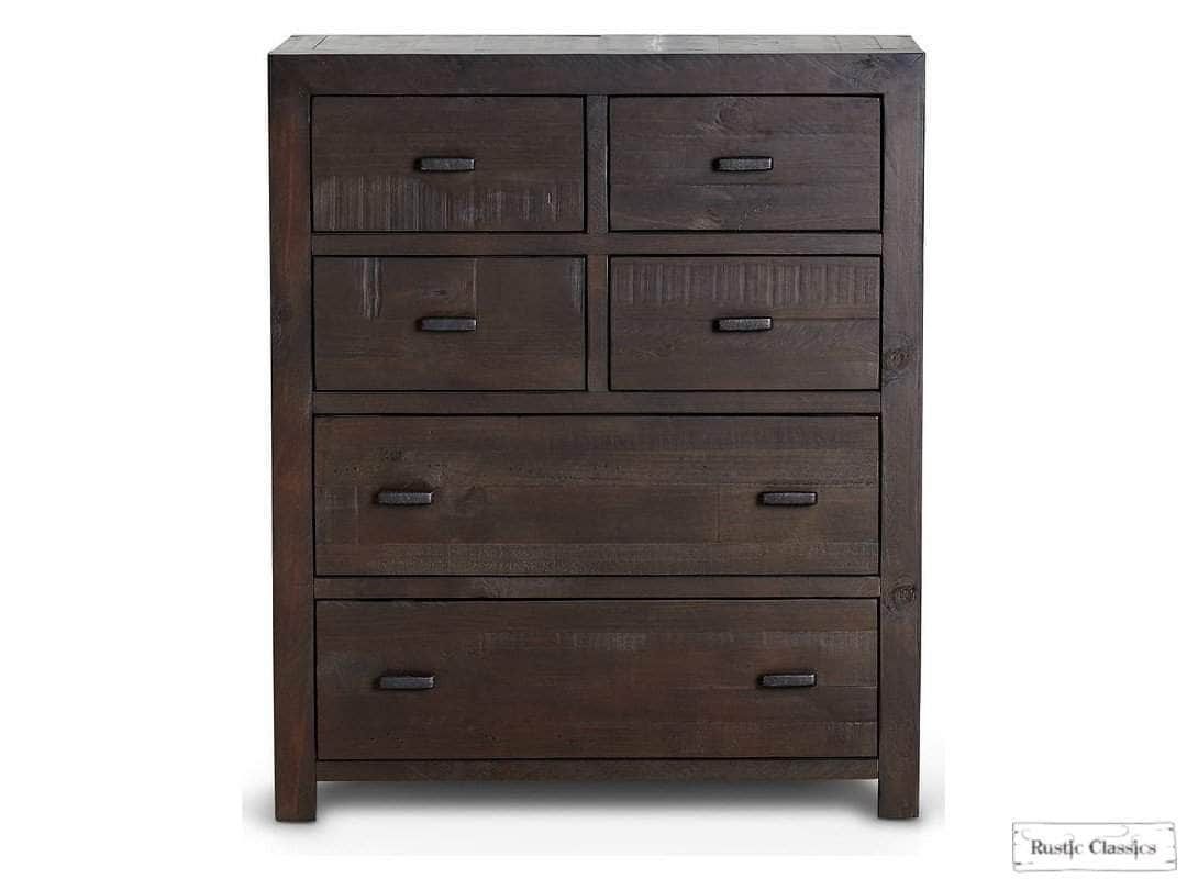 Rustic Classics Whistler Reclaimed Wood 6 Drawer Chest in Brown, image 6