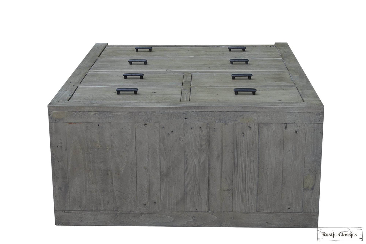 Rustic Classics Whistler Reclaimed Wood 6 Drawer Chest in Grey, image 13