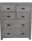 Rustic Classics Whistler Reclaimed Wood 6 Drawer Chest in Grey, image 4