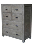 Rustic Classics Whistler Reclaimed Wood 6 Drawer Chest in Grey, image 6